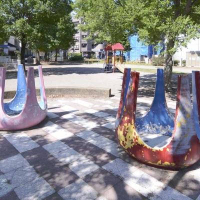 オブジェ（下の公園）