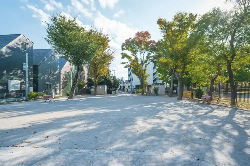 砂原第一公園にある多目的広場