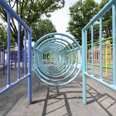 子供目線で見た迷路（竹の塚第八公園）