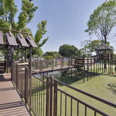 toneri-adventure-hill-4 冒険の丘「樹上の小道」(舎人公園)