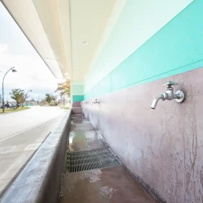 洗い場（舎人公園のバーベキュー広場）