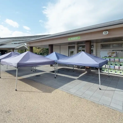 貸し出しタープ（舎人公園のバーベキュー広場）