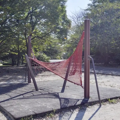 ネット遊具（舎人公園にある幼児公園）