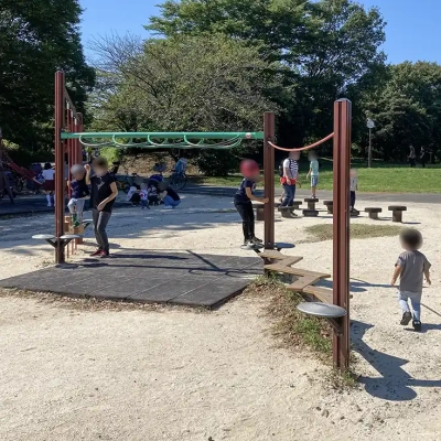 アスレチックとうんてい（舎人公園にある幼児公園）
