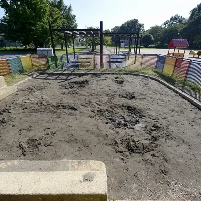 砂場（舎人公園にある幼児公園）
