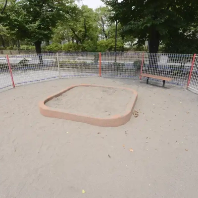 舎人町公園の砂場