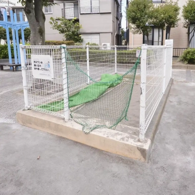 梅島東公園にある砂場