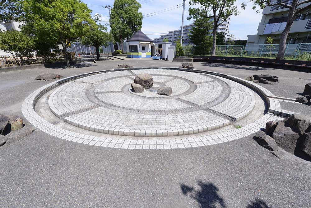 噴水（梅田亀田公園）
