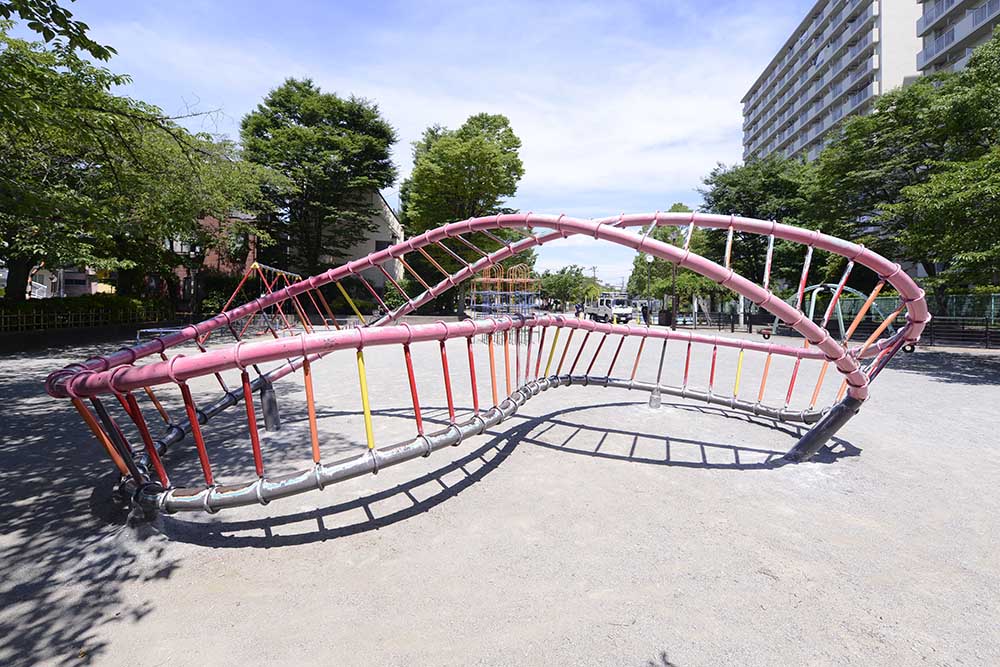 アスレチック遊具（梅田亀田公園）