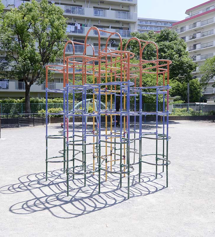 ジャングルジム（梅田亀田公園）