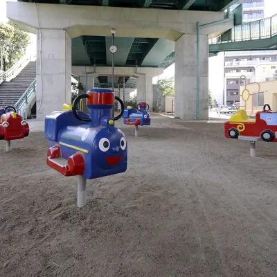 ushidajidou-playground-equipment-3 ロッキング遊具(牛田児童遊園)