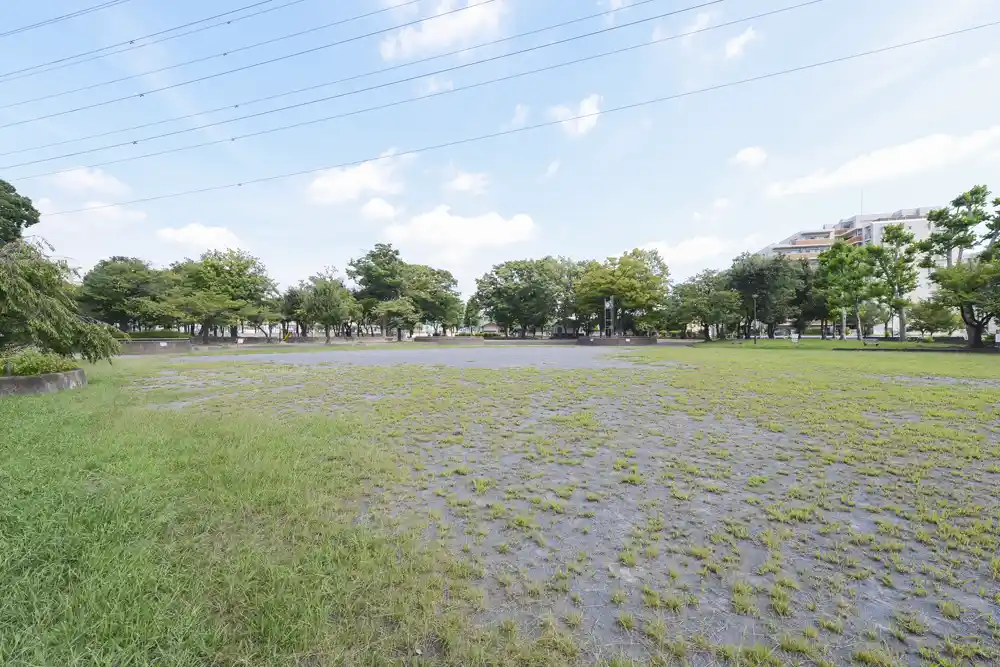 谷在家公園のボールで遊べる多目的広場