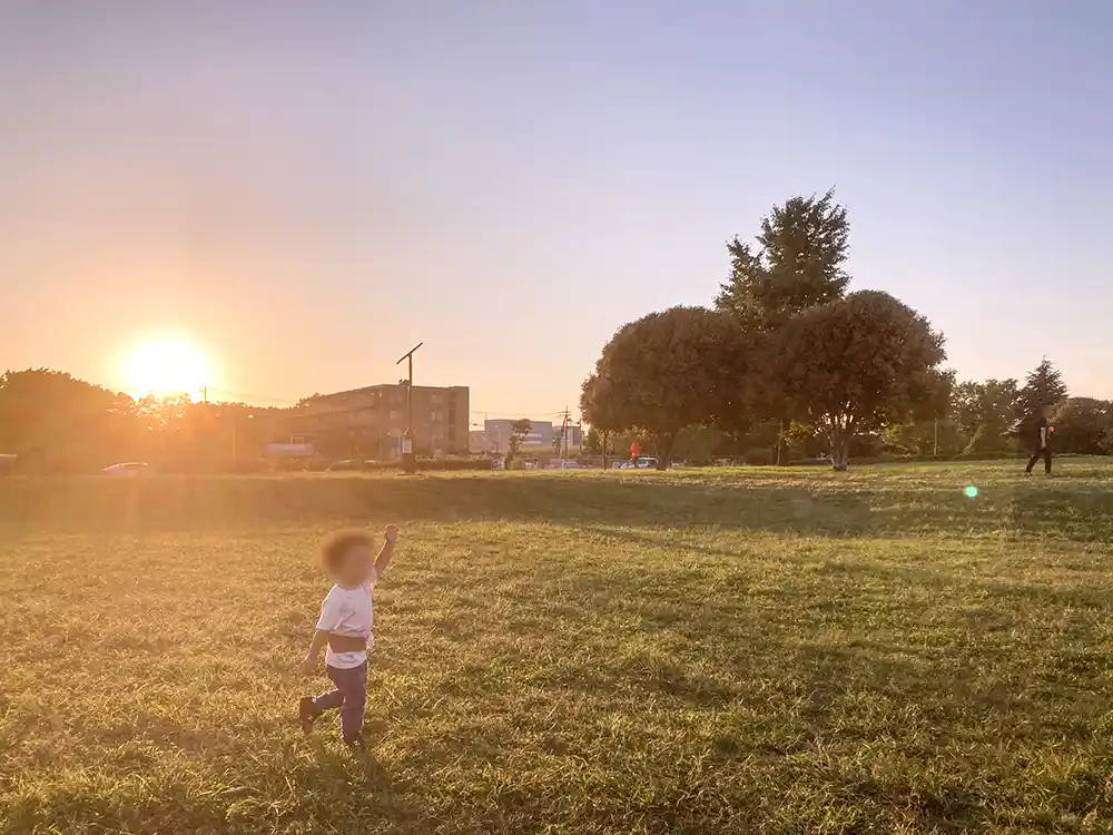 nakagawab-square-1 空が広く夕焼けがきれいな公園(中川公園B地区)