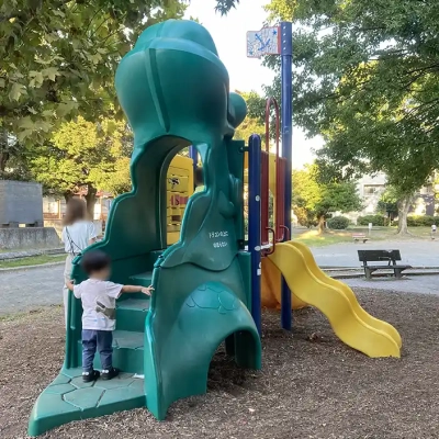 kitasanya-playground-equipment-21 ドラゴンの滑り台(北三谷公園)