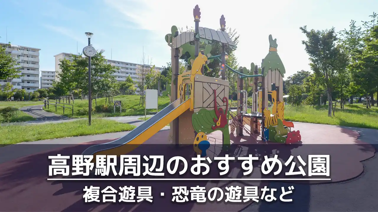 高野駅周辺で子供を遊ばせるのにおすすめの公園５選