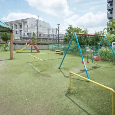 千住大橋さくら公園の幼児コーナー