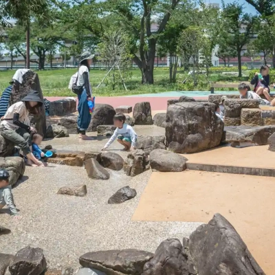 小菅東スポーツ公園のじゃぶじゃぶ池